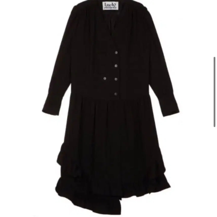 [BUNJANG] Lucky Chouette Ruffled Dress / 럭키슈에뜨 프릴 원피스