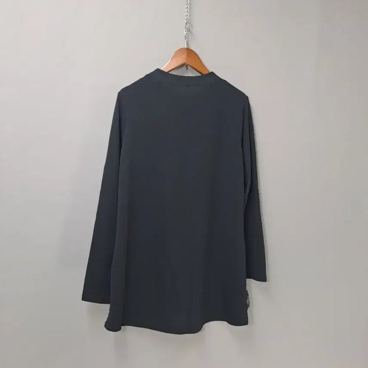 [BUNJANG] Colorblock Pattern Layered Two-Tone Material Shirt Tee / 배색 패턴 레이어드 투톤소재 셔츠  티