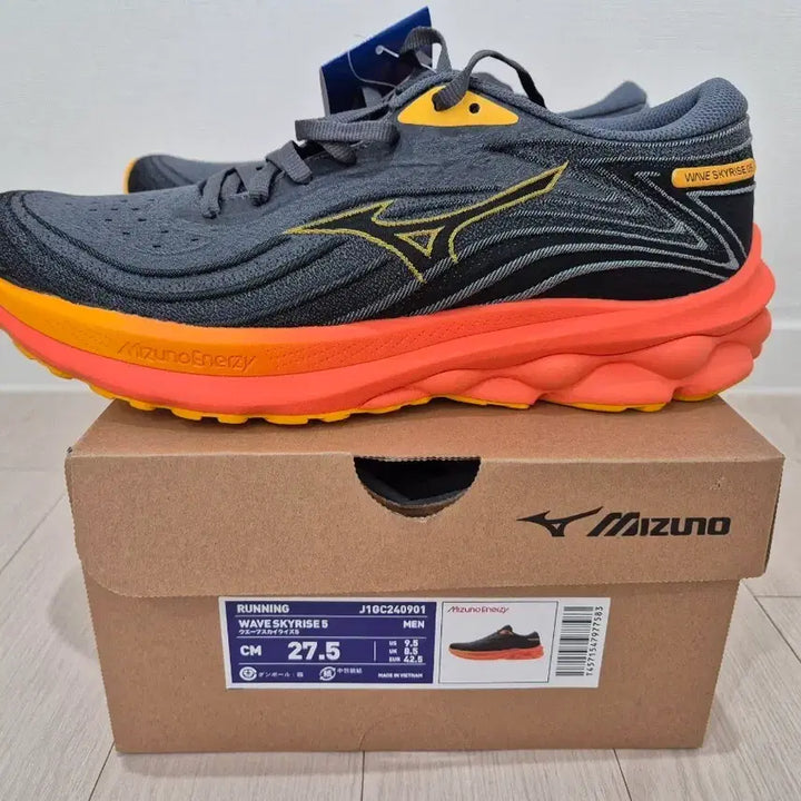 [BUNJANG] Mizuno Wave Skyrise 5 Running Shoes (275mm) / [새제품] 미즈노 웨이브 스카이라이즈 5 275mm