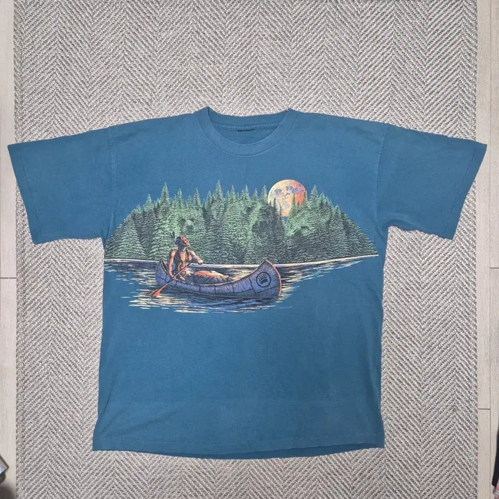 [BUNJANG] Vintage 90s Indian Single Stitch T-Shirt XL / 90s 빈티지 인디언 싱글스티치 티셔츠 (XL)