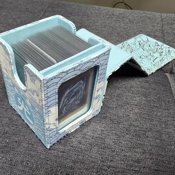 [BUNJANG] Blue-Eyes White Dragon Complete Deck Set with Case / 원석백룡 완덱,덱케 일괄
