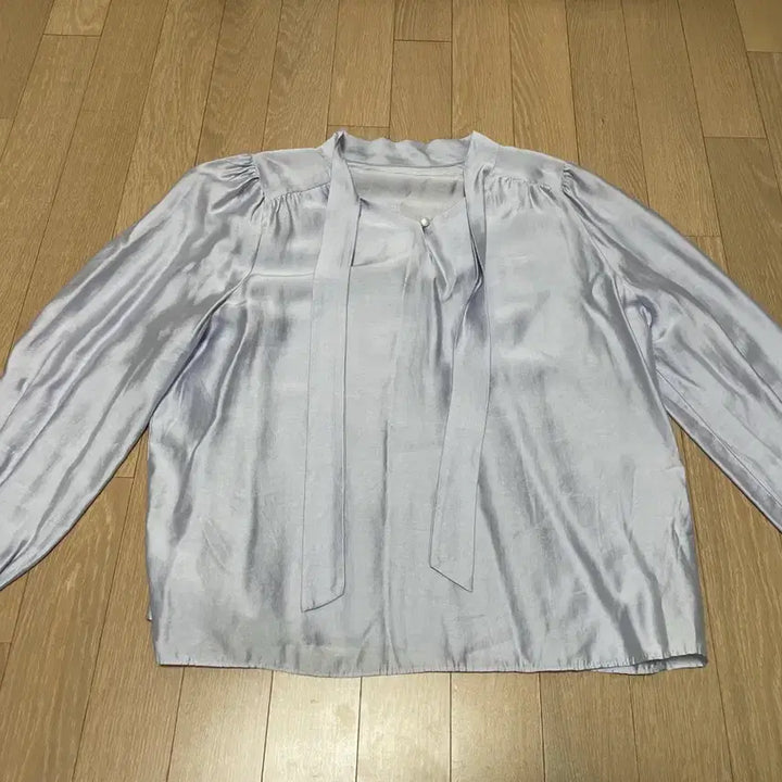 [BUNJANG] PYT Front-Back Two-Way Blouse Blue / 새상품)pyt 프영띵 투웨이 블라우스 블루