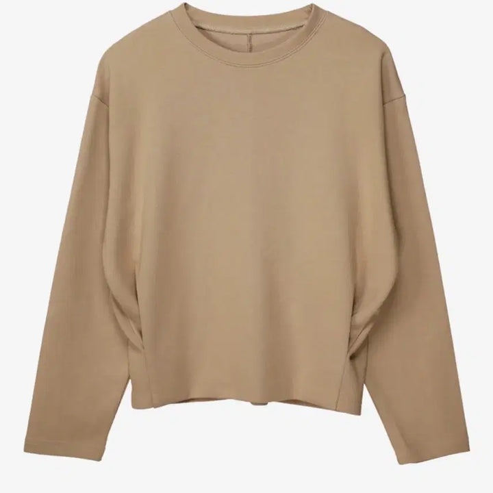 [BUNJANG] Mayddle PK Button Back Slit T-Shirt (Beige) / 피케이 버튼백 트임 티셔츠