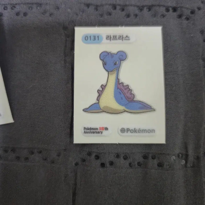 [BUNJANG] Pokemon 30th Anniversary Lapras Sticker / 포켓몬 30주년 라프라스 띠부씰 팔데아우파