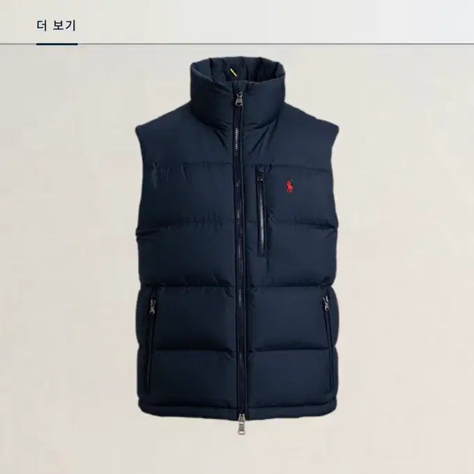 [BUNJANG] Polo Go-Ham Down Vest Navy M / 폴로 고햄 다운 베스트 네이비 M