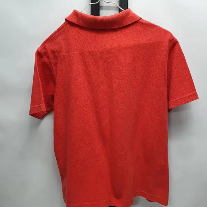 [BUNJANG] Burberry Short Sleeve Polo Shirt Red Size S / 버버리 반팔 카라티 히든체크 레드 s