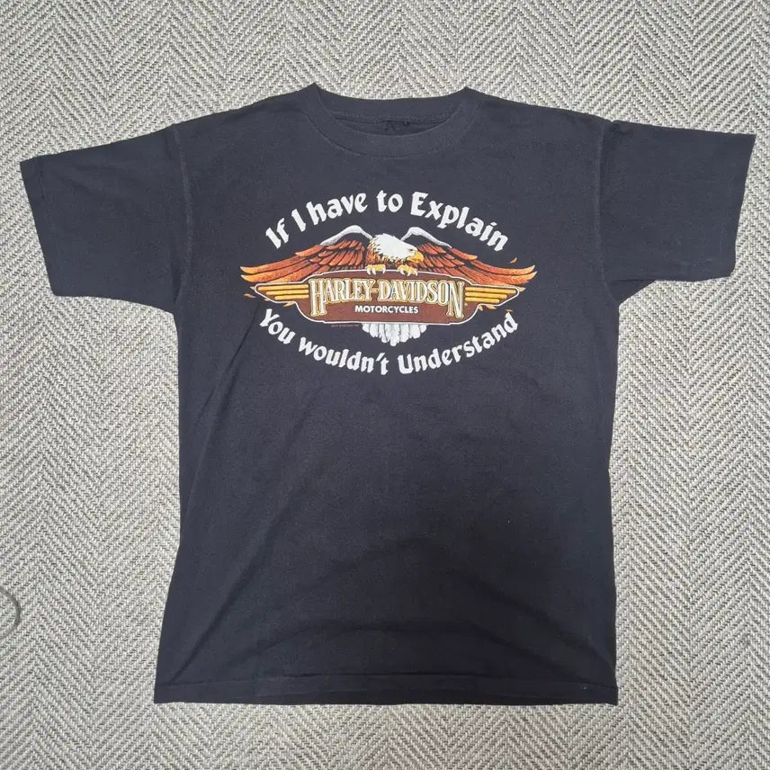 [BUNJANG] 1990s Vintage Harley-Davidson Single Stitch T-Shirt (L) / 90s 빈티지 할리데이비슨 싱글스티치 티셔츠 (L)
