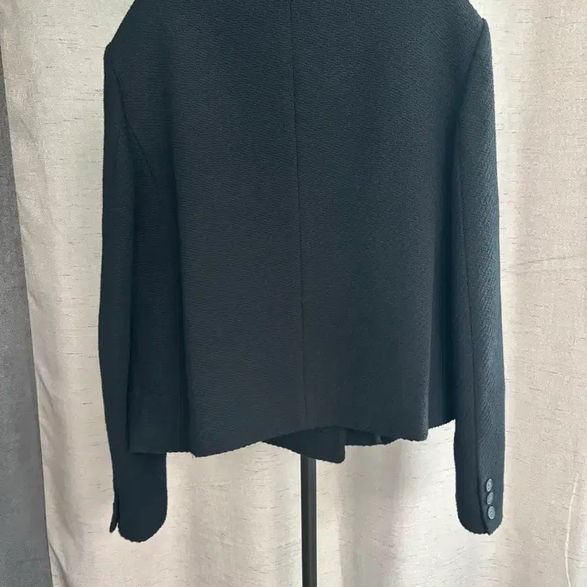 [BUNJANG] Lucky Marche Black Tweed Jacket M / 럭키마르쉐 블랙 트위드 자켓 M