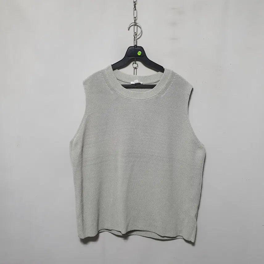 [BUNJANG] COS Sleeveless Knit T-shirt - Light Green / Q255 코스(COS) 여성 민소매 니트티셔츠
