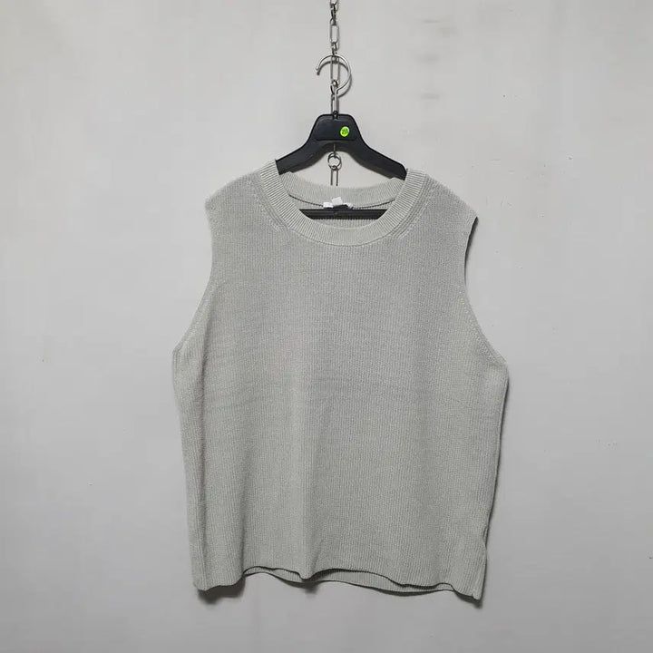 [BUNJANG] COS Sleeveless Knit T-shirt - Light Green / Q255 코스(COS) 여성 민소매 니트티셔츠