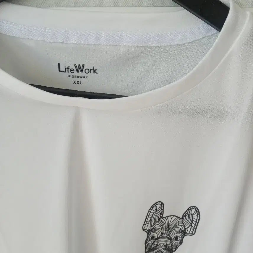 [BUNJANG] LifeWork Bulldog Short Sleeve T-Shirt XXL / 라이프워크 불독 반팔 티셔츠 XXL 새상품