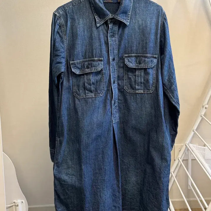 [BUNJANG] Polo Ralph Lauren Denim Shirt Dress / 폴로데님원피스