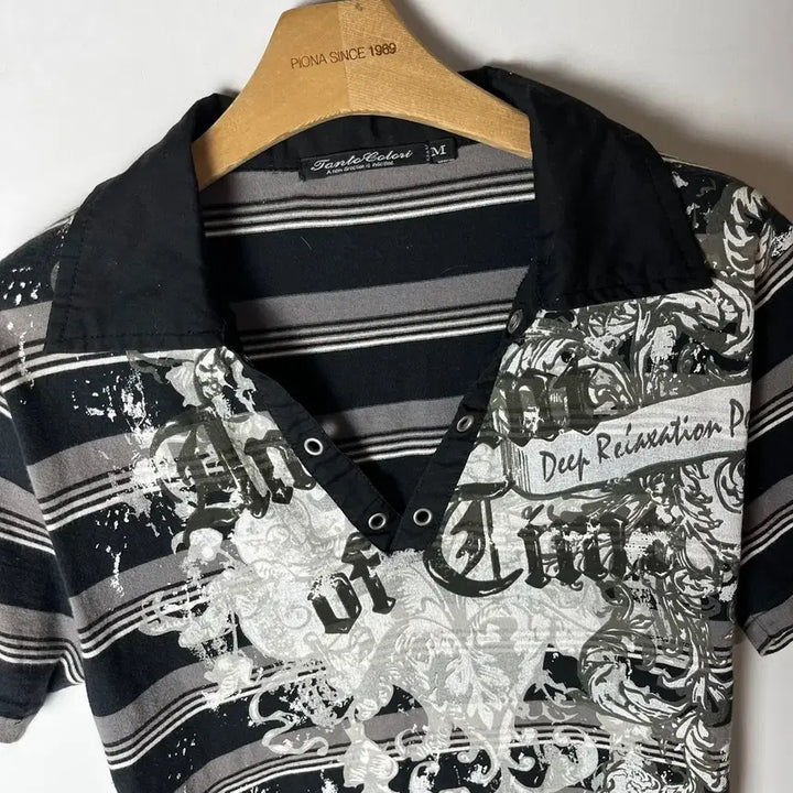 [BUNJANG] Japan Archive Punk Eyelet Damage T-Shirt / [JPN] 재팬 아카이브 펑크 아일렛 데미지 티셔츠