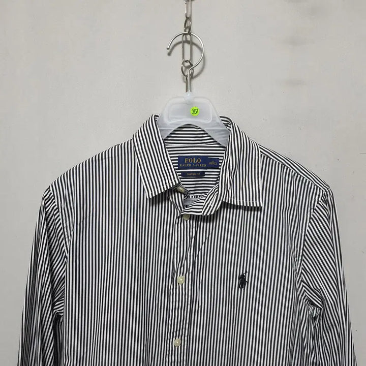 [BUNJANG] Polo Ralph Lauren Striped Spring/Fall Shirt Size S / Q261 폴로 춘추 스트라이프 셔츠 S