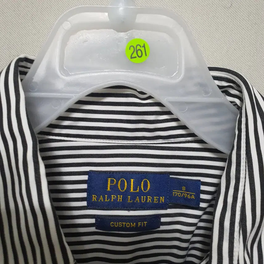 [BUNJANG] Polo Ralph Lauren Striped Spring/Fall Shirt Size S / Q261 폴로 춘추 스트라이프 셔츠 S