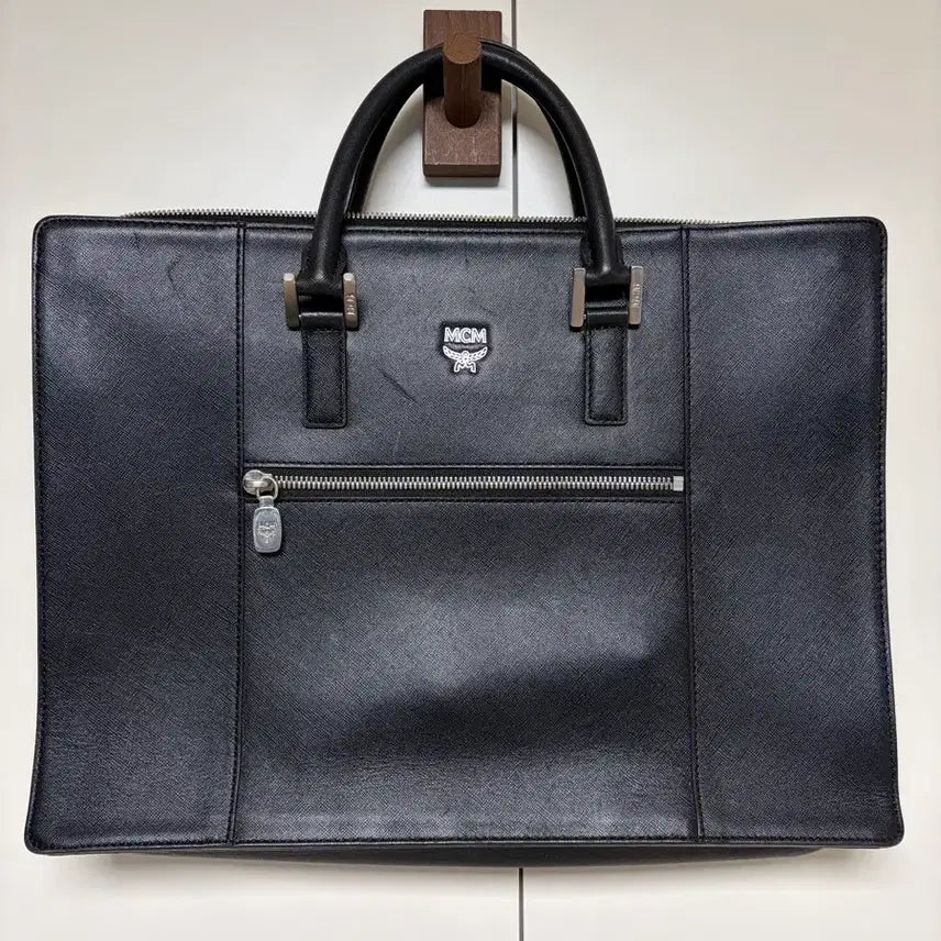 [BUNJANG] MCM Black Leather Briefcase / MCM서류가방 브리프케이스