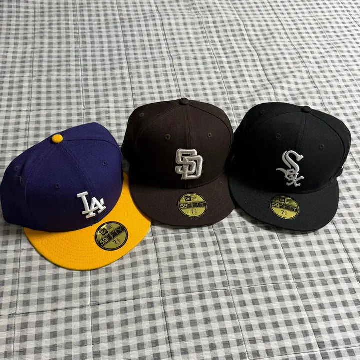 [BUNJANG] New Era 59FIFTY Snapback Hats (3-Pack) / (7/38) 뉴에라 59fifty 스냅백 3 종