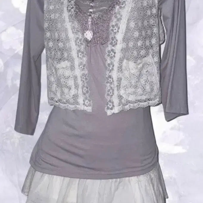 [BUNJANG] MeePl Vintage Lilac Sleeve / 미플상점 빈티지 연보라 슬리브