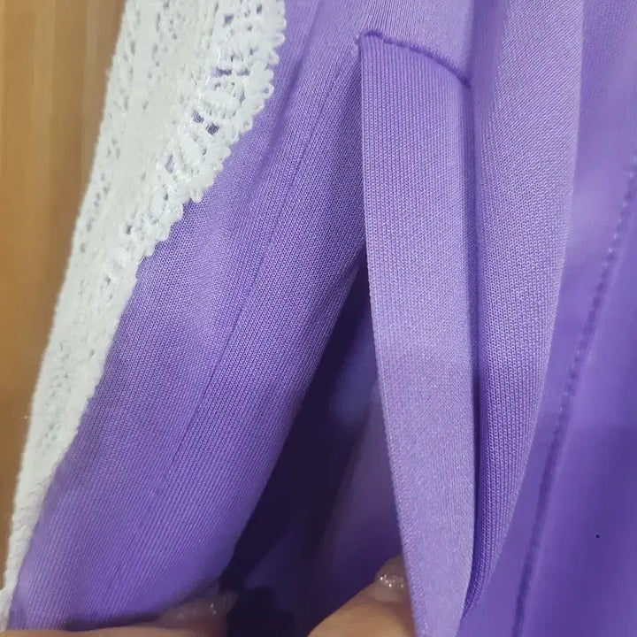 [BUNJANG] Lavender Lace Training Pants (Size 55) / 라벤더 레이스 트레이닝 팬츠(55)미사용
