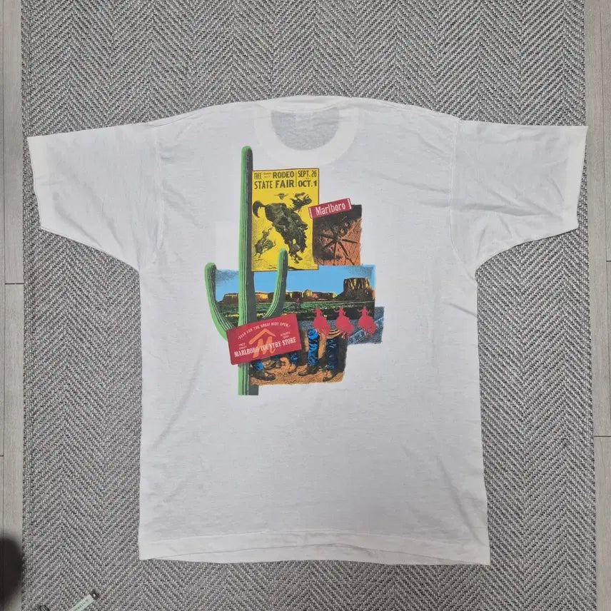 [BUNJANG] Vintage 90s Marlboro Single Stitch T-Shirt XL / 90s 빈티지 Marlboro 싱글스티치 티셔츠 (XL)