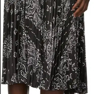 [BUNJANG] Sacai Paisley Pleated Skirt / 사카이 sacai 페이즐리 플리츠 스커트