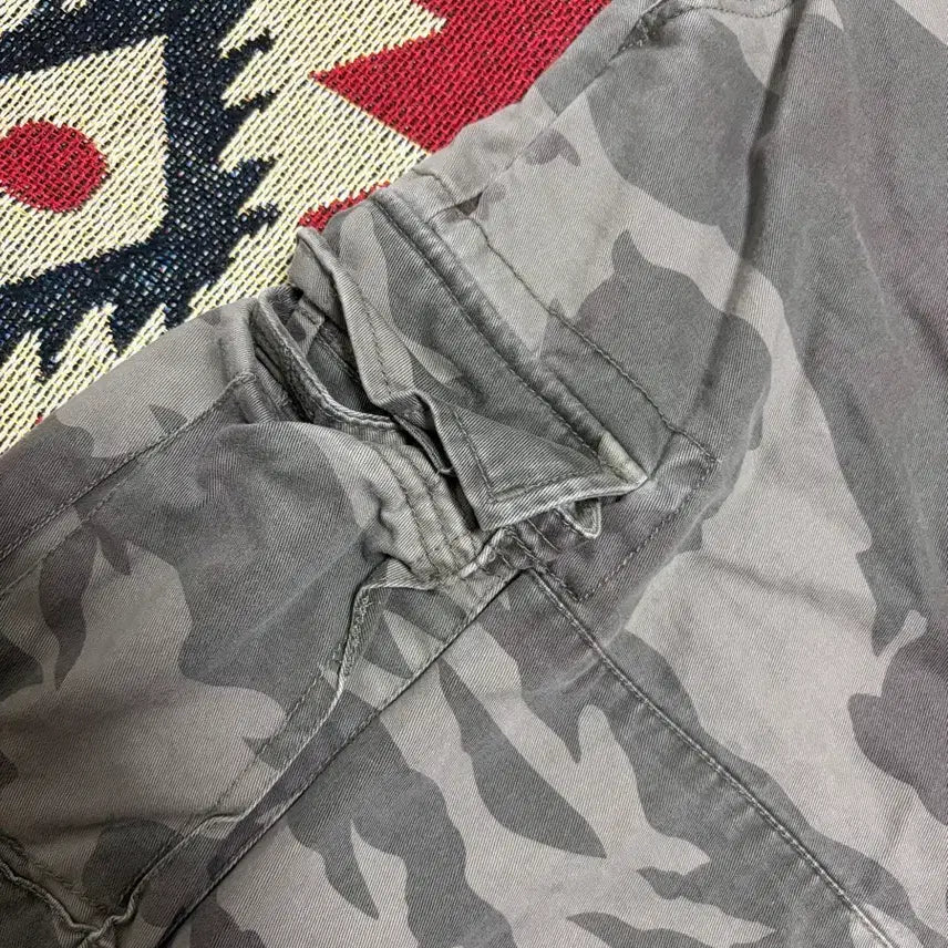 [BUNJANG] Route 66 Camo Cargo Shorts / 36inch) 카모 패턴 버뮤다팬츠 카고 반바지 카고 쇼츠