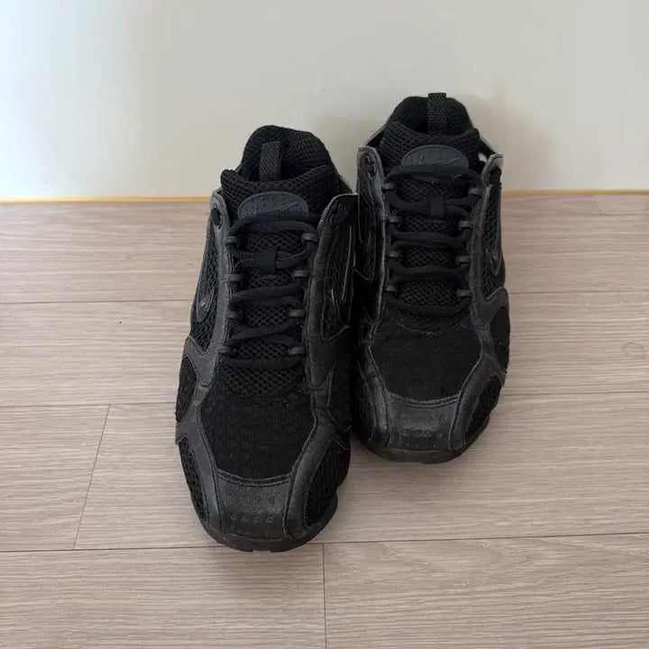 [BUNJANG] Nike Stussy Zoom Spiridon Caged 2 Black Sneakers / 나이키 스투시 줌 스피리돈 블랙(265사이즈)깨끗
