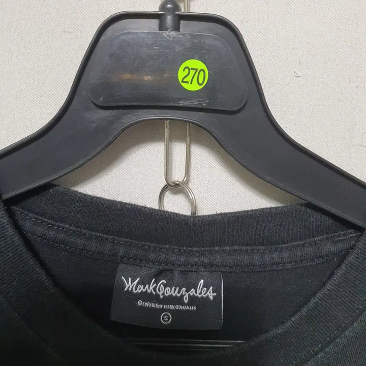 [BUNJANG] Mark Gonzales Unisex Short Sleeve T-Shirt Black Size S / Q270 마크곤잘레스 공용 반팔티셔츠 S 21년식