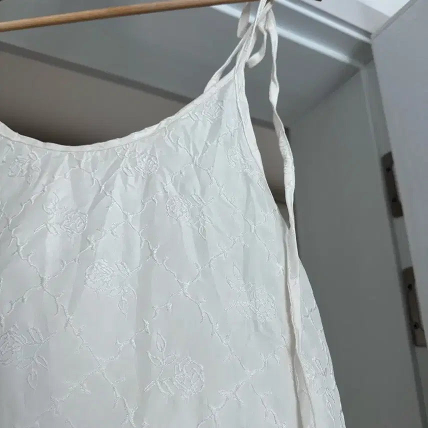[BUNJANG] Jacquard Silk Bustier Long Dress / 자갸드 실크 뷔스티에 롱 원피스 (새상품)