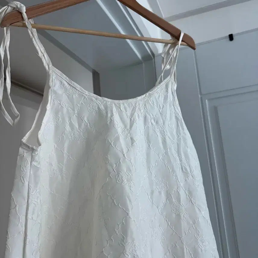 [BUNJANG] Jacquard Silk Bustier Long Dress / 자갸드 실크 뷔스티에 롱 원피스 (새상품)