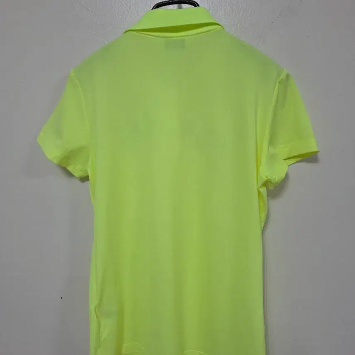 [BUNJANG] Passardi Fluorescent Yellow Short Sleeve Polo Shirt / 파사르디 형광 노랑 반팔 폴로티.260505