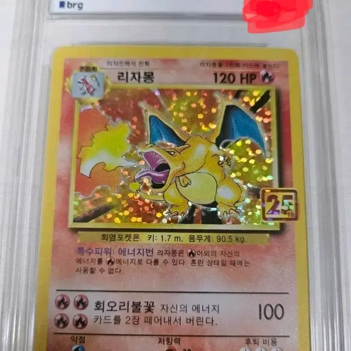 [BUNJANG] 25th Anniversary Charizard Pokemon Card BRG9 Mint / 25주년 리자몽 brg9 포켓몬 카드 팝니다  피카츄