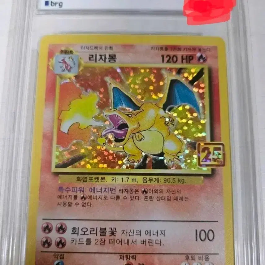 [BUNJANG] 25th Anniversary Charizard Pokemon Card BRG9 Mint / 25주년 리자몽 brg9 포켓몬 카드 팝니다  피카츄