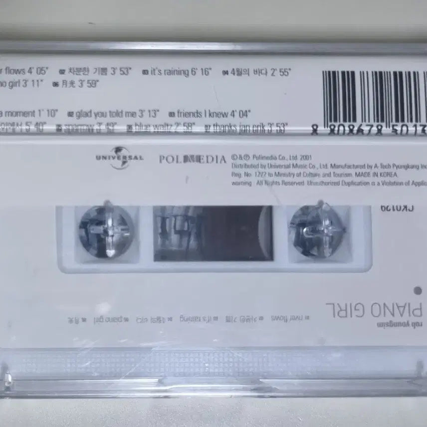 [BUNJANG] Noh Young-Sim Piano Girl Unsealed Cassette Tape / 노영심 피아노 걸 (미개봉 카세트테이프)