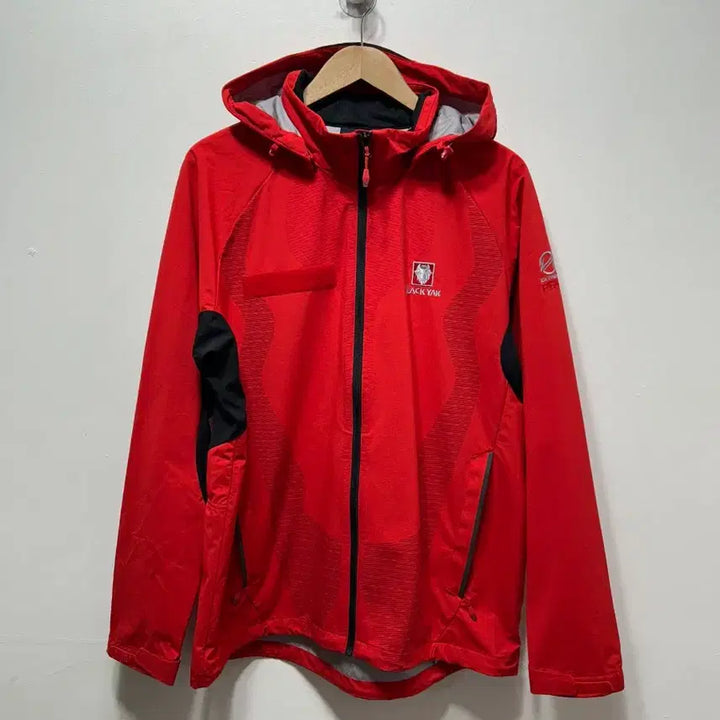 [BUNJANG] Black Yak Red Windbreaker Hooded Jacket Jumper Size 110 / 블랙야크 빨간색 바람막이 후드 자켓 점퍼 110사이즈
