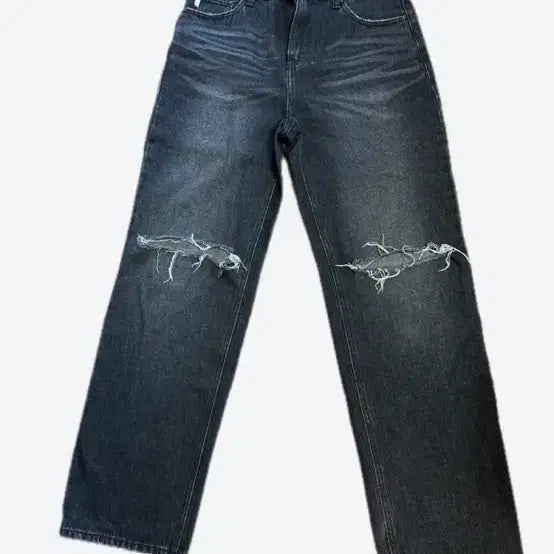 [BUNJANG] Glowny Black Washed Denim Pants / 글로니 블랙 데미지 워싱 데님 팬츠