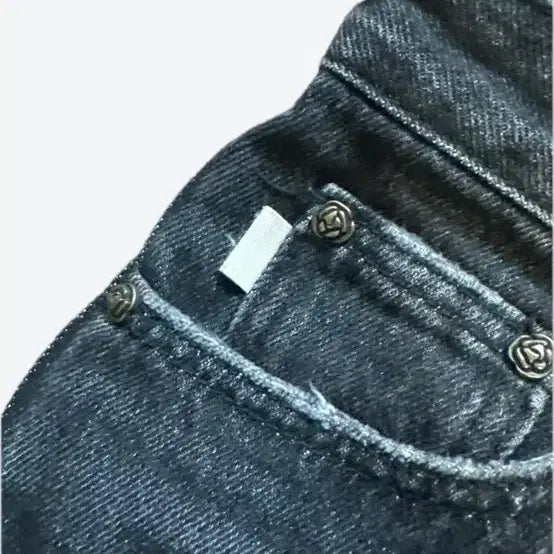 [BUNJANG] Glowny Black Washed Denim Pants / 글로니 블랙 데미지 워싱 데님 팬츠