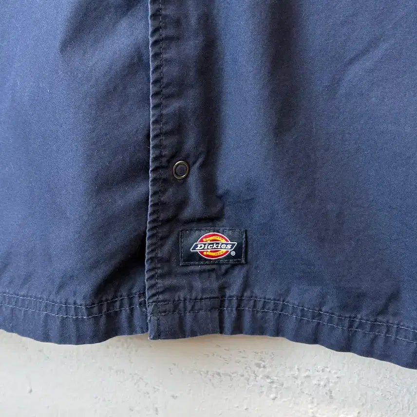 [BUNJANG] Dickies Workwear Two-Pocket Button Navy Short-Sleeve Shirt / [XL] 디키즈 워크웨어 투포켓 버튼 네이비 반팔셔츠