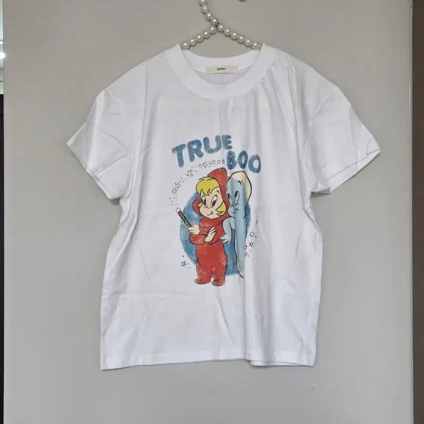 [BUNJANG] Graphic Print Short Sleeve T-Shirt Size 66 / 66새옷)프린팅 반팔 티셔츠 66사이즈