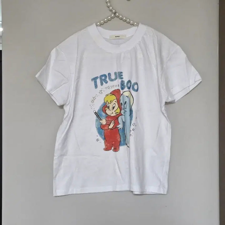 [BUNJANG] Graphic Print Short Sleeve T-Shirt Size 66 / 66새옷)프린팅 반팔 티셔츠 66사이즈