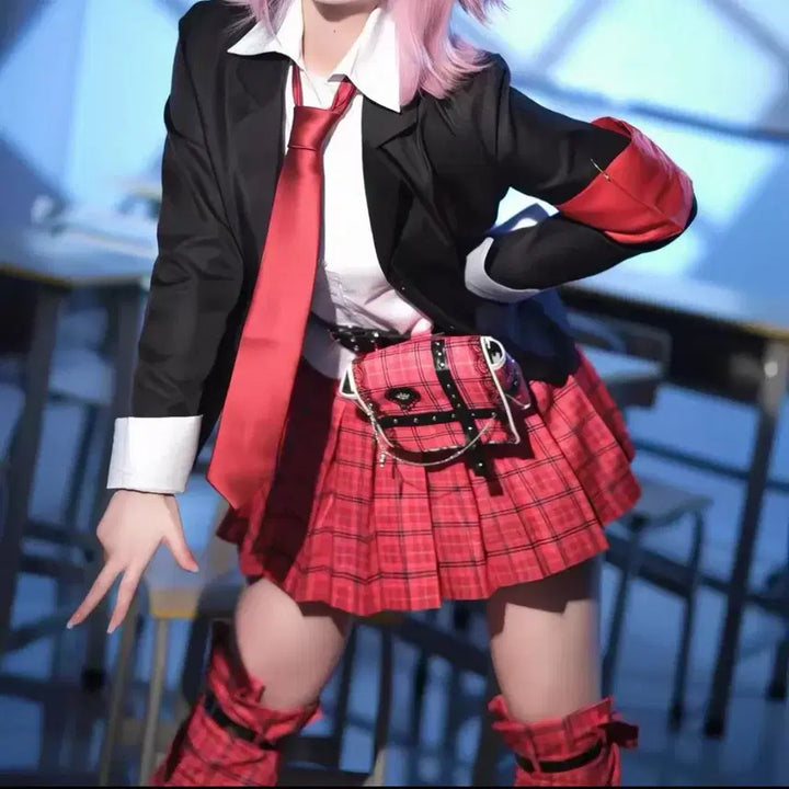 [BUNJANG] Character Character Changing (CC) - Ami School Uniform Full Set Costume Rental / 대여)졸업사진 캐캐체 아무 교복 풀세트