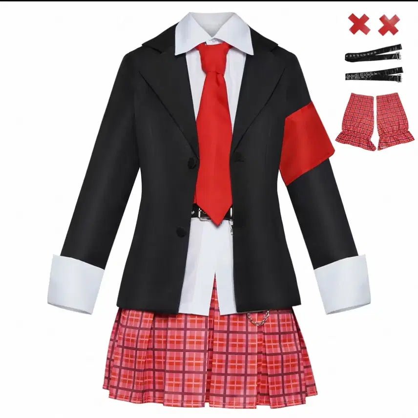 [BUNJANG] Character Character Changing (CC) - Ami School Uniform Full Set Costume Rental / 대여)졸업사진 캐캐체 아무 교복 풀세트