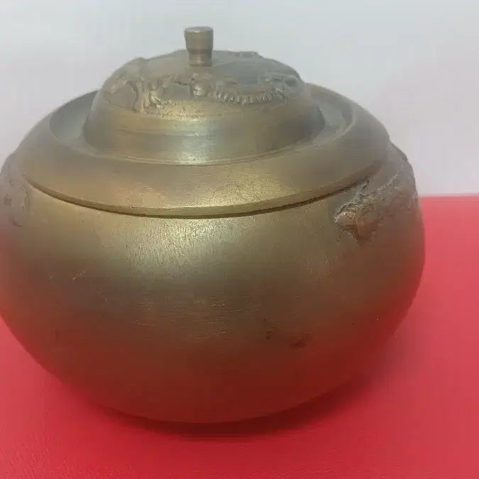 [BUNJANG] Vintage Brass Dragon Motif Chamber Pot / 빈티지 황동 용무늬  가마 요강