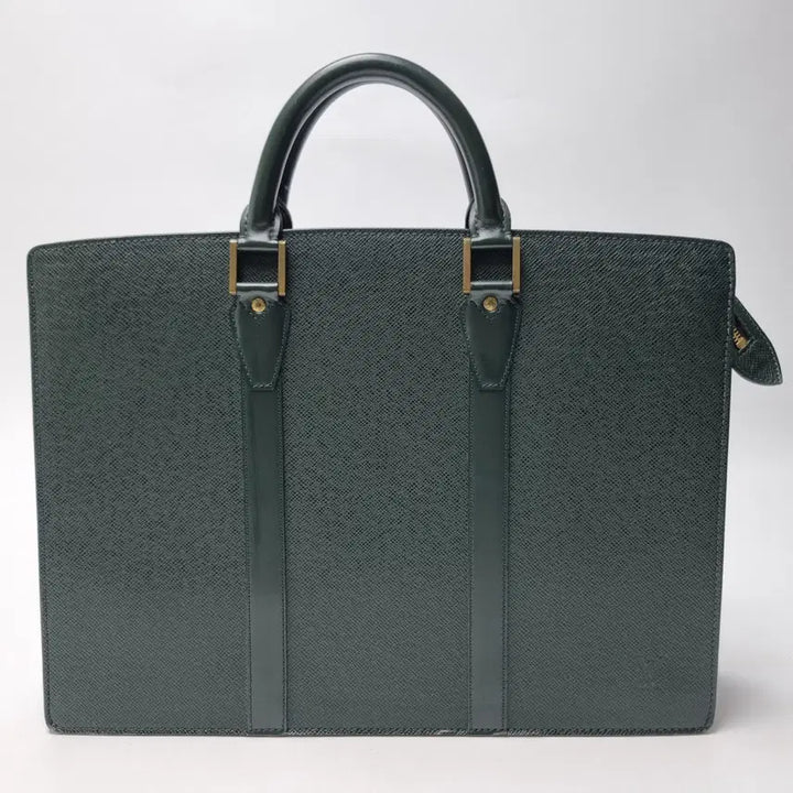 [BUNJANG] Louis Vuitton Taïga Lausanne Briefcase / 루이비통 타이가 로잔 서류가방 그린 브리프케이스 (상급, 남여공용)