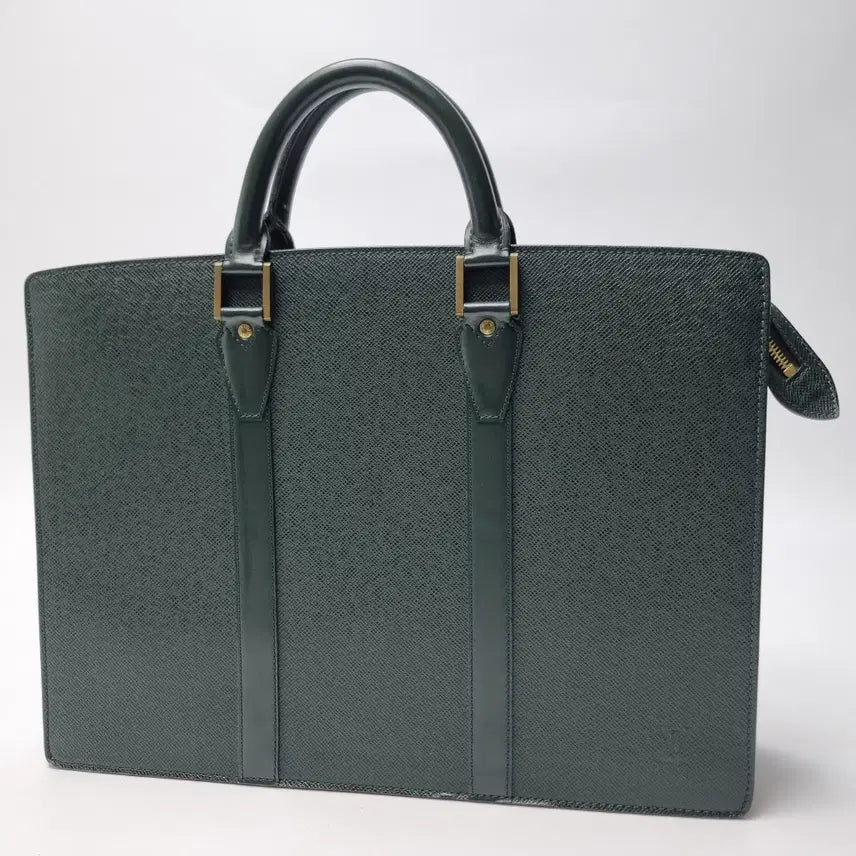 [BUNJANG] Louis Vuitton Taïga Lausanne Briefcase / 루이비통 타이가 로잔 서류가방 그린 브리프케이스 (상급, 남여공용)