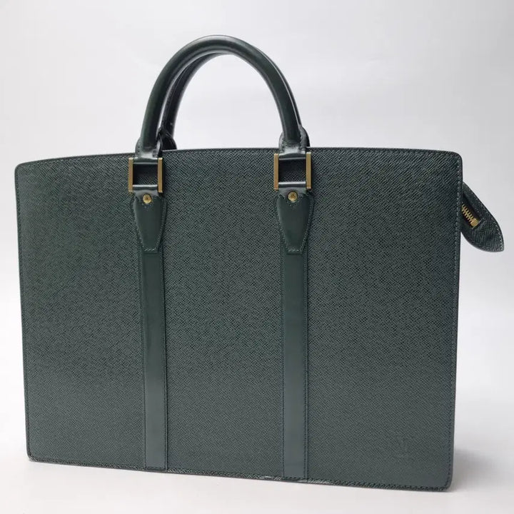[BUNJANG] Louis Vuitton Taïga Lausanne Briefcase / 루이비통 타이가 로잔 서류가방 그린 브리프케이스 (상급, 남여공용)
