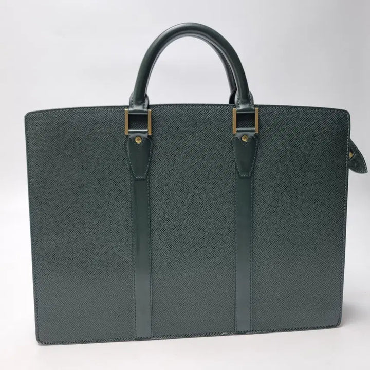 [BUNJANG] Louis Vuitton Taïga Lausanne Briefcase / 루이비통 타이가 로잔 서류가방 그린 브리프케이스 (상급, 남여공용)