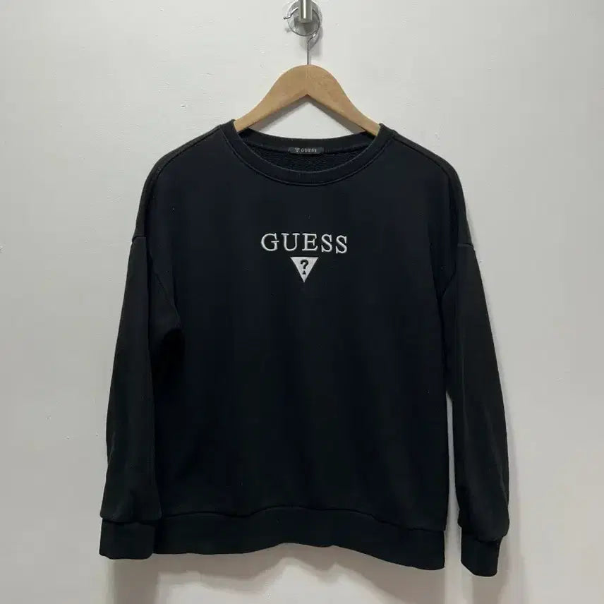 [BUNJANG] Guess Black Sweatshirt T-Shirt (M) / 게스 블랙 맨투맨 티셔츠 M