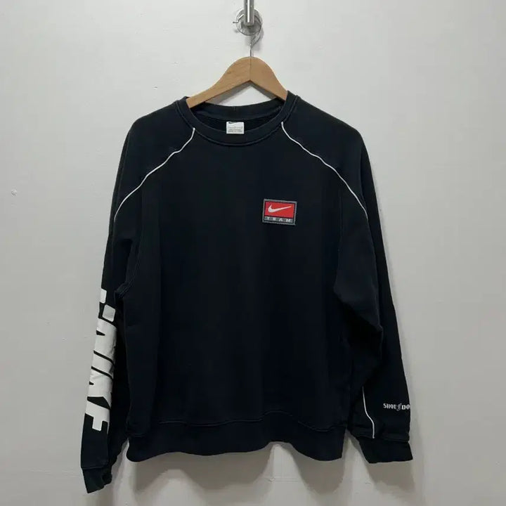 [BUNJANG] Nike Team Black Sweatshirt L / 나이키 팀 블랙 맨투맨 티셔츠 L
