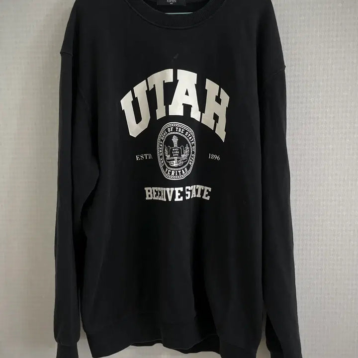 [BUNJANG] Solid Color Sweatshirt Navy / 맨투맨 105